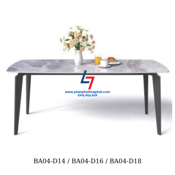 BÀN ĂN CHÂN SẮT BA04-D14 / BA04-D16 / BA04-D18