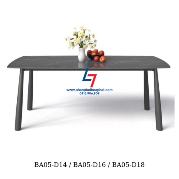 BÀN ĂN CHÂN SẮT BA05-D14 / BA05-D16 / BA05-D18