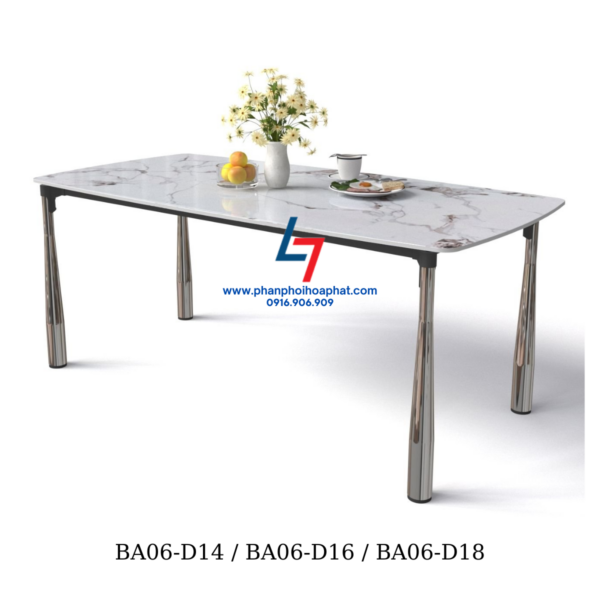 BÀN ĂN CHÂN SẮT BA06-D14 / BA06-D16 / BA06-D18