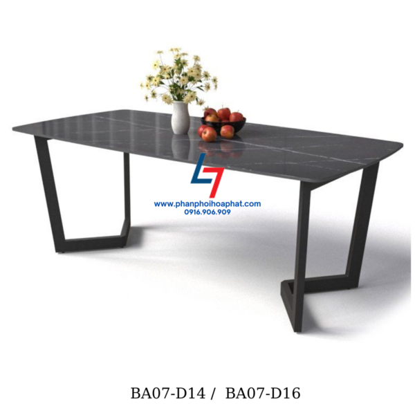 BÀN ĂN CHÂN SẮT BA07-D14 /  BA07-D16