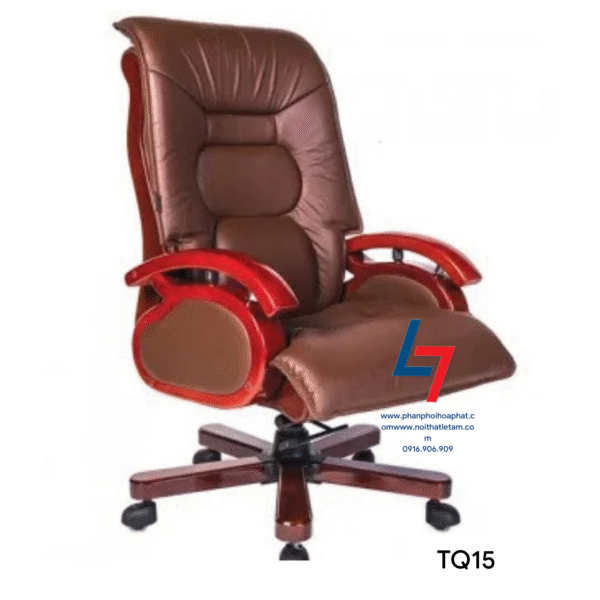 TQ15 – ghế giám đốc da thật thương hiệu Hòa Phát