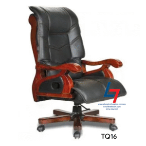 Ghế TQ16 tích hợp tay nâng hạ, bọc da thật cao cấp