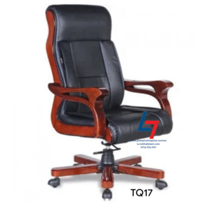 Mẫu TQ17 – ghế lãnh đạo da thật kiểu dáng cổ điển