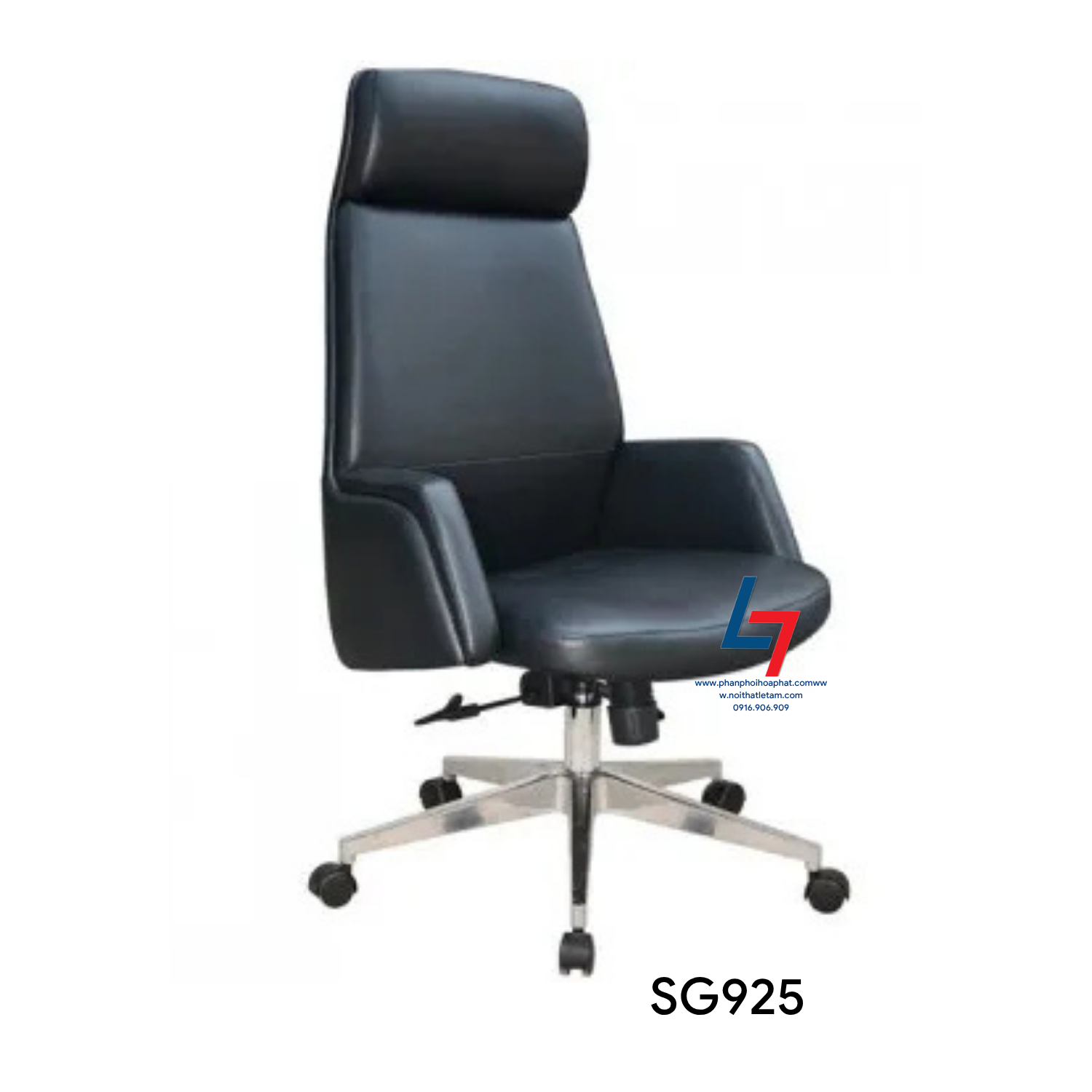 SG925 – ghế lưng cao, da thật hoặc PVC, ngả đa nấc SG925 – ghế lưng cao, da thật hoặc PVC, ngả đa nấc