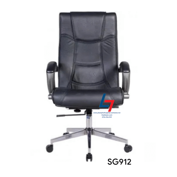 Ghế SG912 tay nhựa phối chân thép mạ sáng
