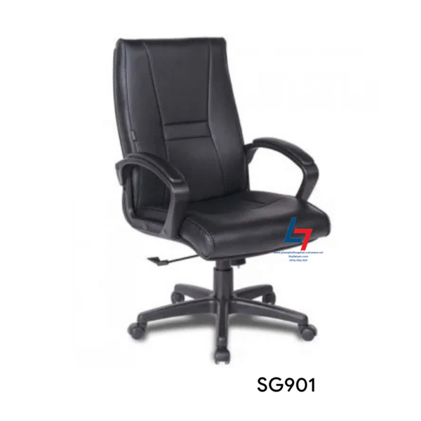 Ghế lãnh đạo SG901 nhỏ gọn, chân tay nhựa
