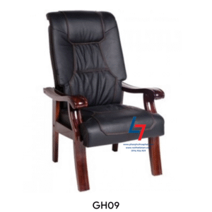 Ghế họp chủ tọa GH09 khung gỗ tự nhiên