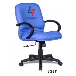 	Ghế xoay vải nỉ Hòa Phát SG811 chân tay nhựa