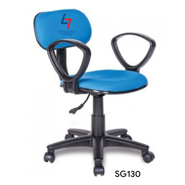 Ghế nhân viên Hòa Phát SG130 bọc vải, chân tay nhựa