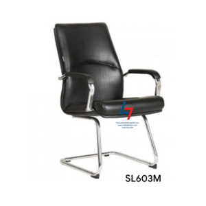 Ghế họp chân quỳ Hòa Phát SL603M bọc da, khung thép mạ