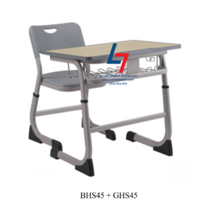 BÀN GHẾ HỌC SINH CẤP 1, CẤP 2 DÙNG TRONG TRƯỜNG HỌC BHS45 + GHS45