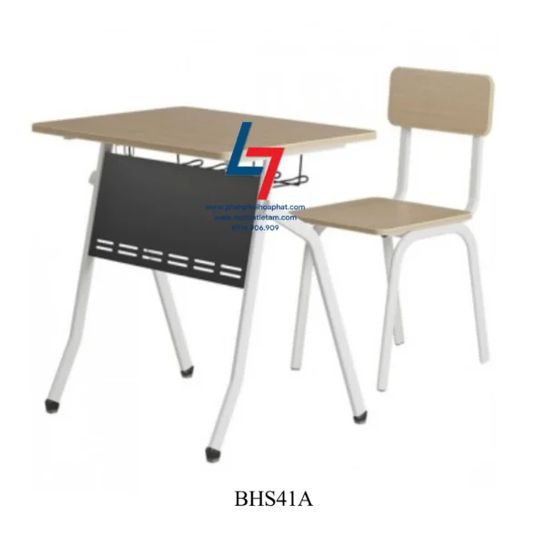 BÀN GHẾ HỌC SINH CẤP 1, CẤP 2 DÙNG TRONG TRƯỜNG HỌC BHS41A