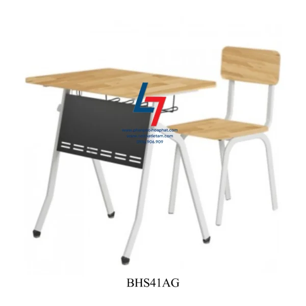 BÀN GHẾ HỌC SINH CẤP 1, CẤP 2 DÙNG TRONG TRƯỜNG HỌC BHS41AG