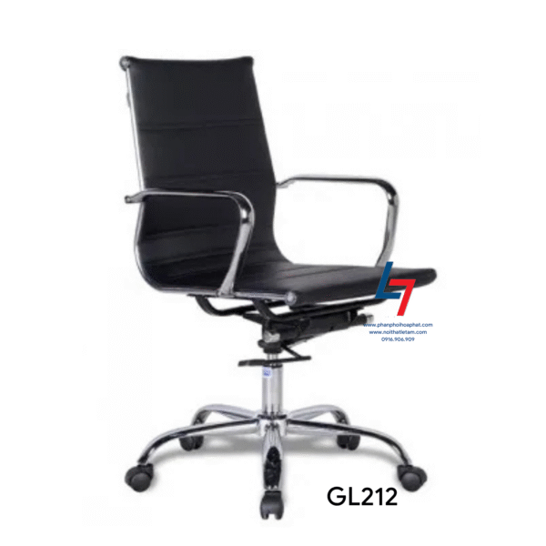 Ghế xoay Hòa Phát GL212 bọc da công nghiệp