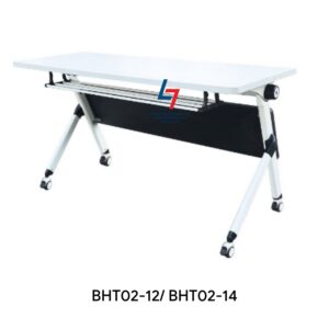 Bàn hội trường khung thép gấp mặt