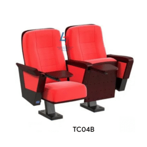 Ghế hội trường cao cấp Hòa Phát TC04B, ốp tựa gỗ