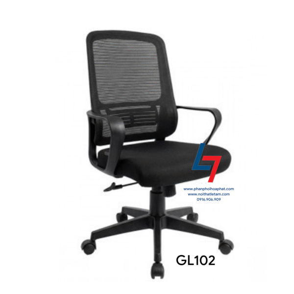 Ghế lưới nhân viên Hòa Phát GL102, tay nhựa