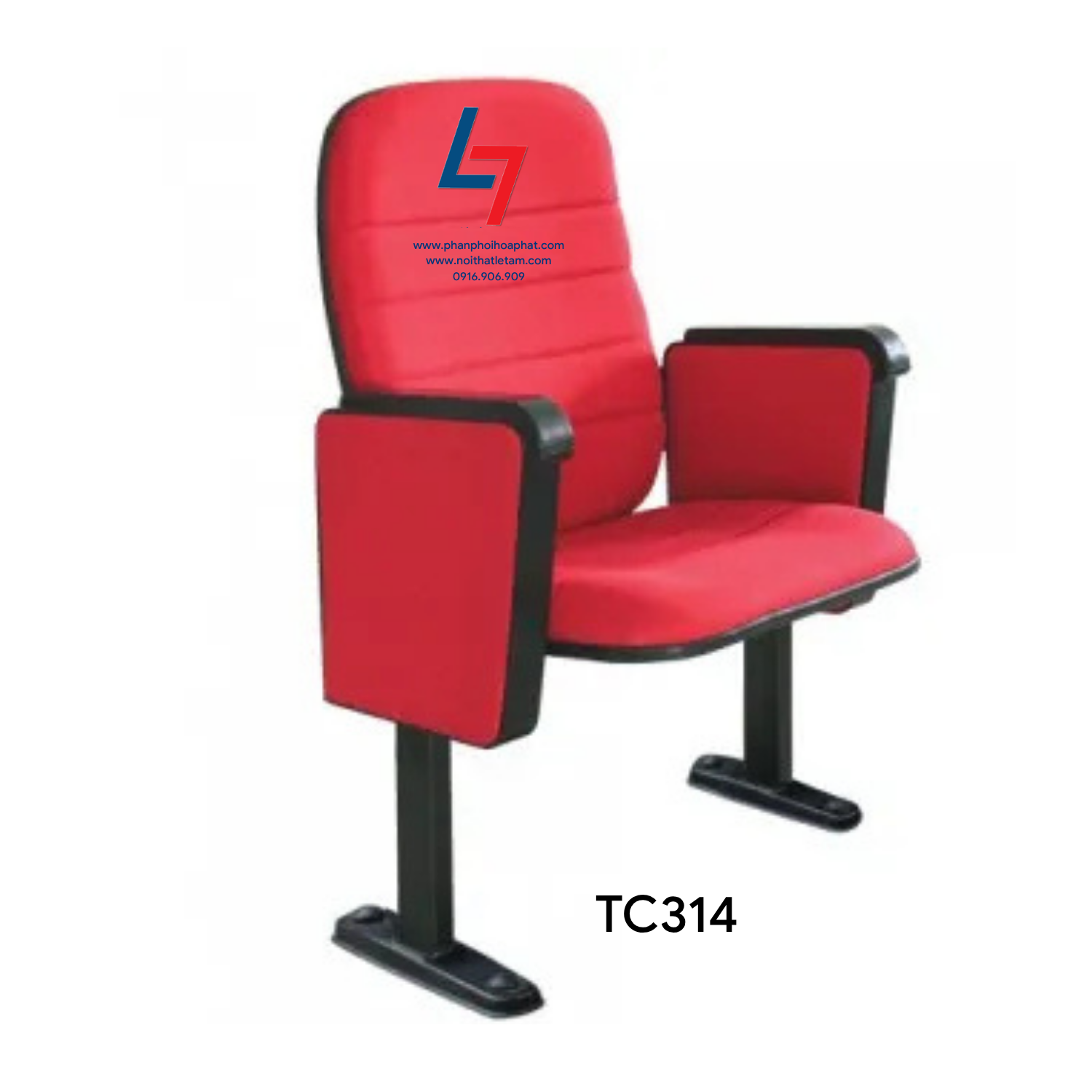 TỔNG HỢP LOGO (8) Ghế hội trường Hòa Phát TC314 khung thép, không bàn viết