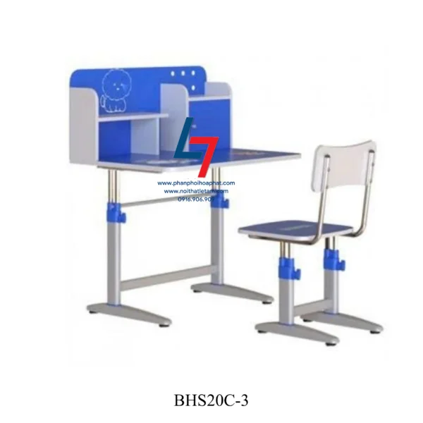 BÀN GHẾ MẪU GIÁO BHS20C-3