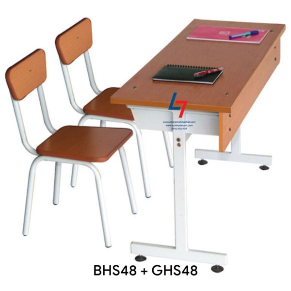 Bàn ghế học sinh BHS101A/BHS101B + GHS101A/GHS101B