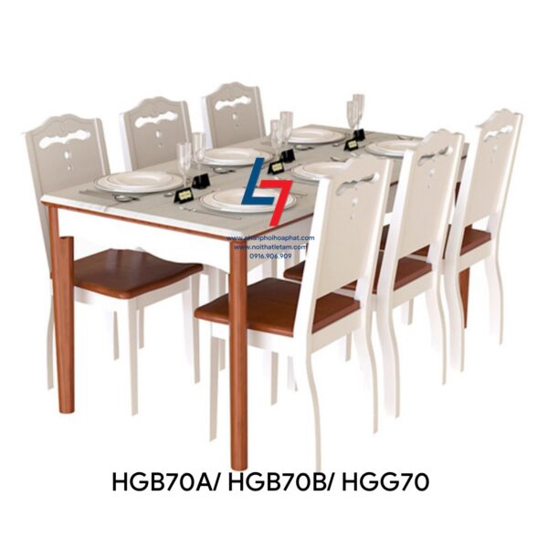 BỘ BÀN ĂN HÒA PHÁT HGB70A/ HGB70B/ HGG70