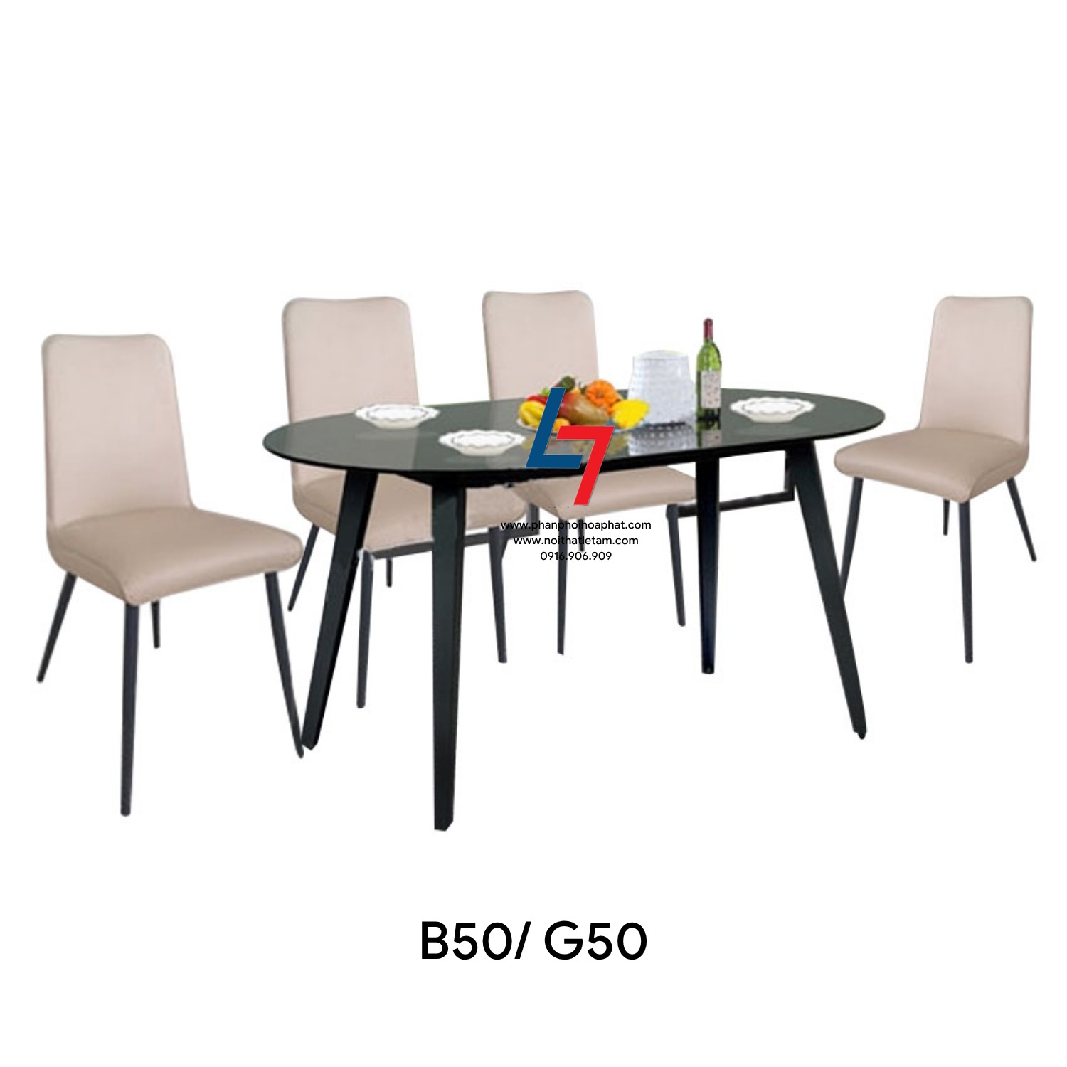 BỘ BÀN ĂN HÒA PHÁT B50/ G50 BỘ BÀN ĂN HÒA PHÁT B50/ G50