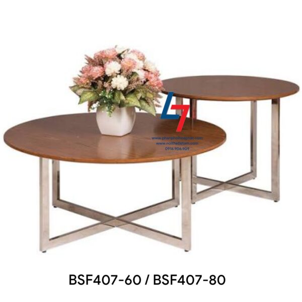 Bộ Bàn Sofa Hòa Phát BSF407-60/BSF407-80