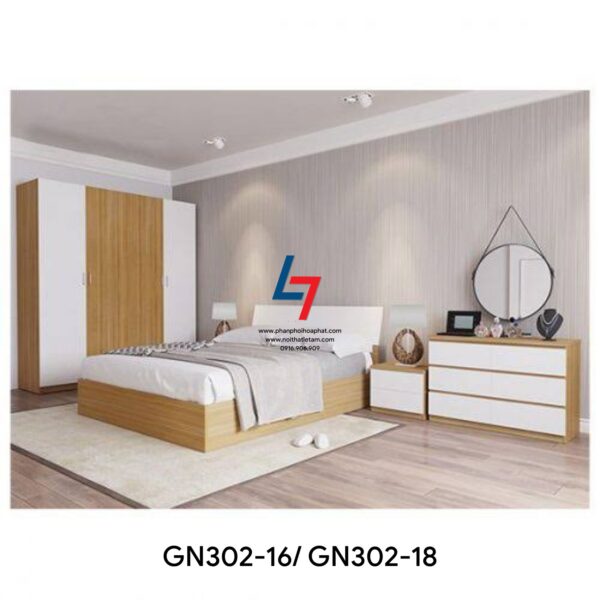 BỘ GIƯỜNG NGỦ HÒA PHÁT GN302-16/ GN302-18