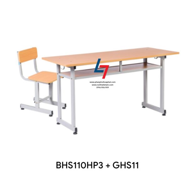 BÀN HỌC SINH HÒA PHÁT BHS110HP3 + GHS110