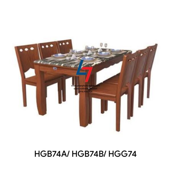BỘ BÀN ĂN HÒA PHÁT HGB74A/ HGB74B/ HGG74
