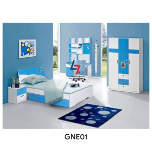BỘ GIƯỜNG PHÒNG NGỦ BÉ TRAI HÒA PHÁT GNE01 