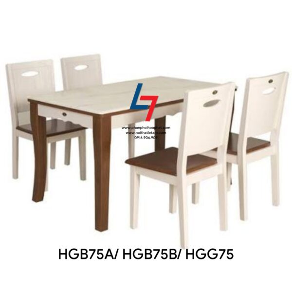 BỘ BÀN ĂN HÒA PHÁT HGB75A/ HGB75B/ HGG75