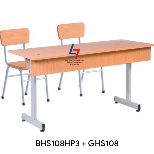 Bàn học sinh Hòa Phát BHS108HP3 + GHS108