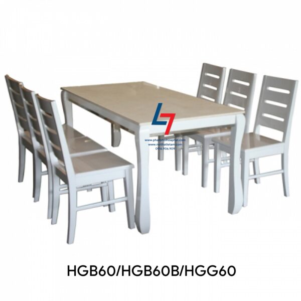 BỘ BÀN ĂN HÒA PHÁT HGB60/HGB60B/HGG60