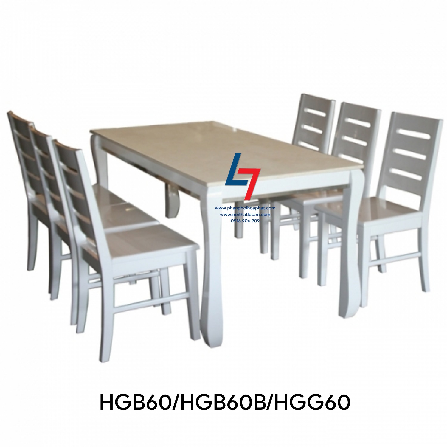BỘ BÀN ĂN HÒA PHÁT HGB60/HGB60B/HGG60 BỘ BÀN ĂN HÒA PHÁT HGB60/HGB60B/HGG60
