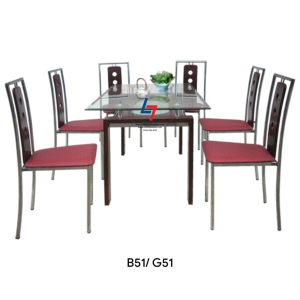 BỘ BÀN ĂN HÒA PHÁT B51/ G51