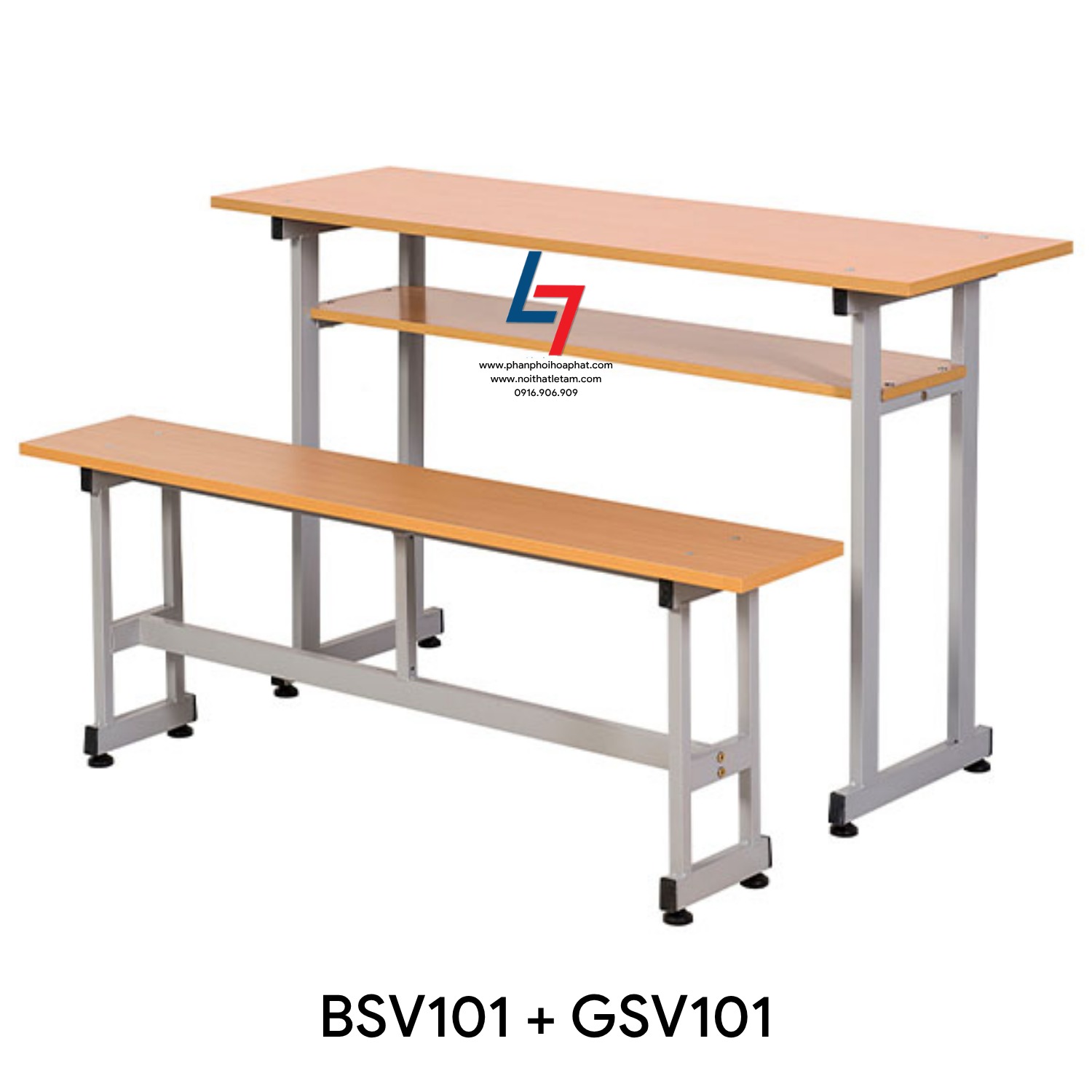 Bàn ghế sinh viên BSV101 + GSV101 Bàn ghế sinh viên BSV101 + GSV101