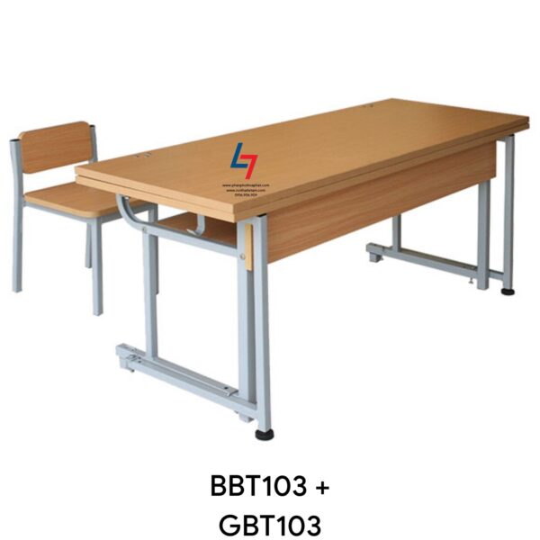 Bàn ghế bán trú Hòa Phát BBT103 + GBT103