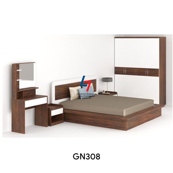 BỘ GIƯỜNG PHÒNG NGỦ HÒA PHÁT GN308