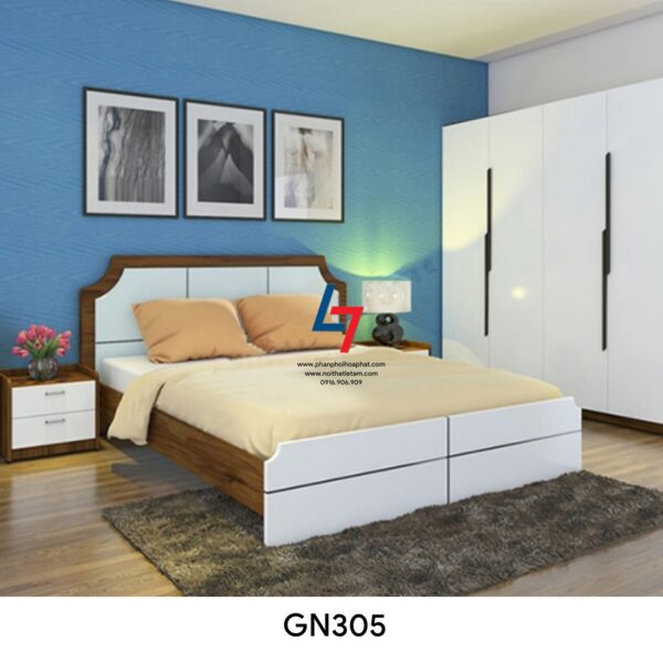 BỘ GIƯỜNG PHÒNG NGỦ HÒA PHÁT GN305